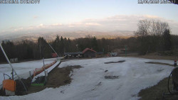 Spodní část sjezdovky