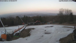 Spodní část sjezdovky