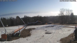 Spodní část sjezdovky