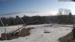 Spodní část sjezdovky