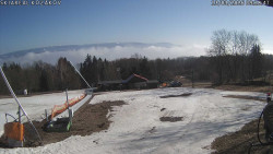 Spodní část sjezdovky