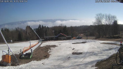 Spodní část sjezdovky