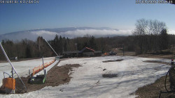 Spodní část sjezdovky