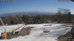 Spodní část sjezdovky