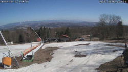 Spodní část sjezdovky