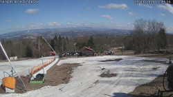 Spodní část sjezdovky