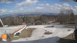 Spodní část sjezdovky