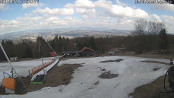 Spodní část sjezdovky