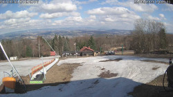 Spodní část sjezdovky