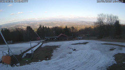 Spodní část sjezdovky