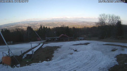 Spodní část sjezdovky