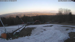 Spodní část sjezdovky