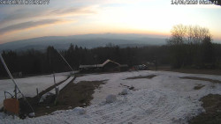 Spodní část sjezdovky