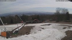 Spodní část sjezdovky