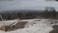 Spodní část sjezdovky