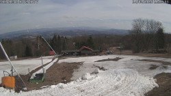 Spodní část sjezdovky