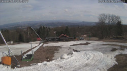 Spodní část sjezdovky