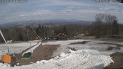 Spodní část sjezdovky