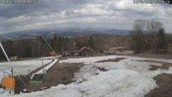 Spodní část sjezdovky