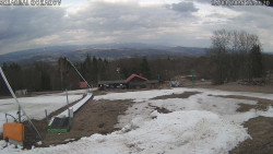 Spodní část sjezdovky