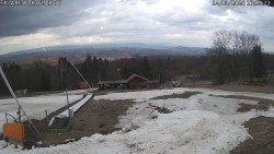 Spodní část sjezdovky