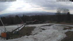 Spodní část sjezdovky