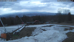 Spodní část sjezdovky