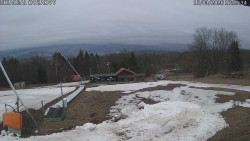 Spodní část sjezdovky