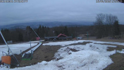 Spodní část sjezdovky