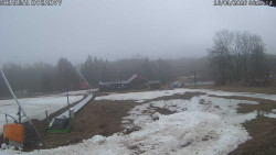 Spodní část sjezdovky