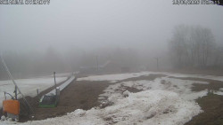 Spodní část sjezdovky