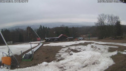 Spodní část sjezdovky