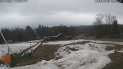 Spodní část sjezdovky