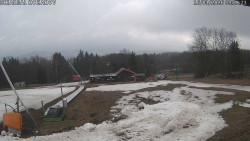 Spodní část sjezdovky