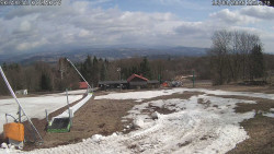 Spodní část sjezdovky