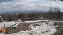 Spodní část sjezdovky