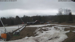 Spodní část sjezdovky