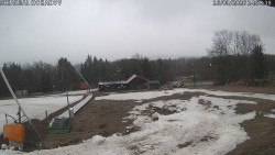 Spodní část sjezdovky