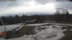 Spodní část sjezdovky