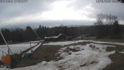 Spodní část sjezdovky