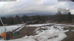 Spodní část sjezdovky