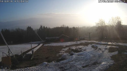 Spodní část sjezdovky