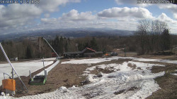 Spodní část sjezdovky