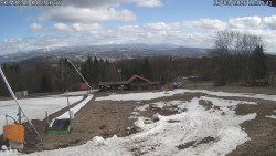 Spodní část sjezdovky