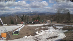 Spodní část sjezdovky