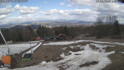 Spodní část sjezdovky