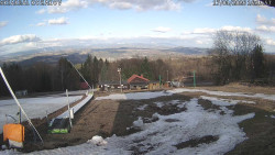 Spodní část sjezdovky