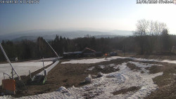 Spodní část sjezdovky