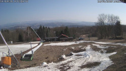 Spodní část sjezdovky