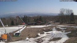 Spodní část sjezdovky